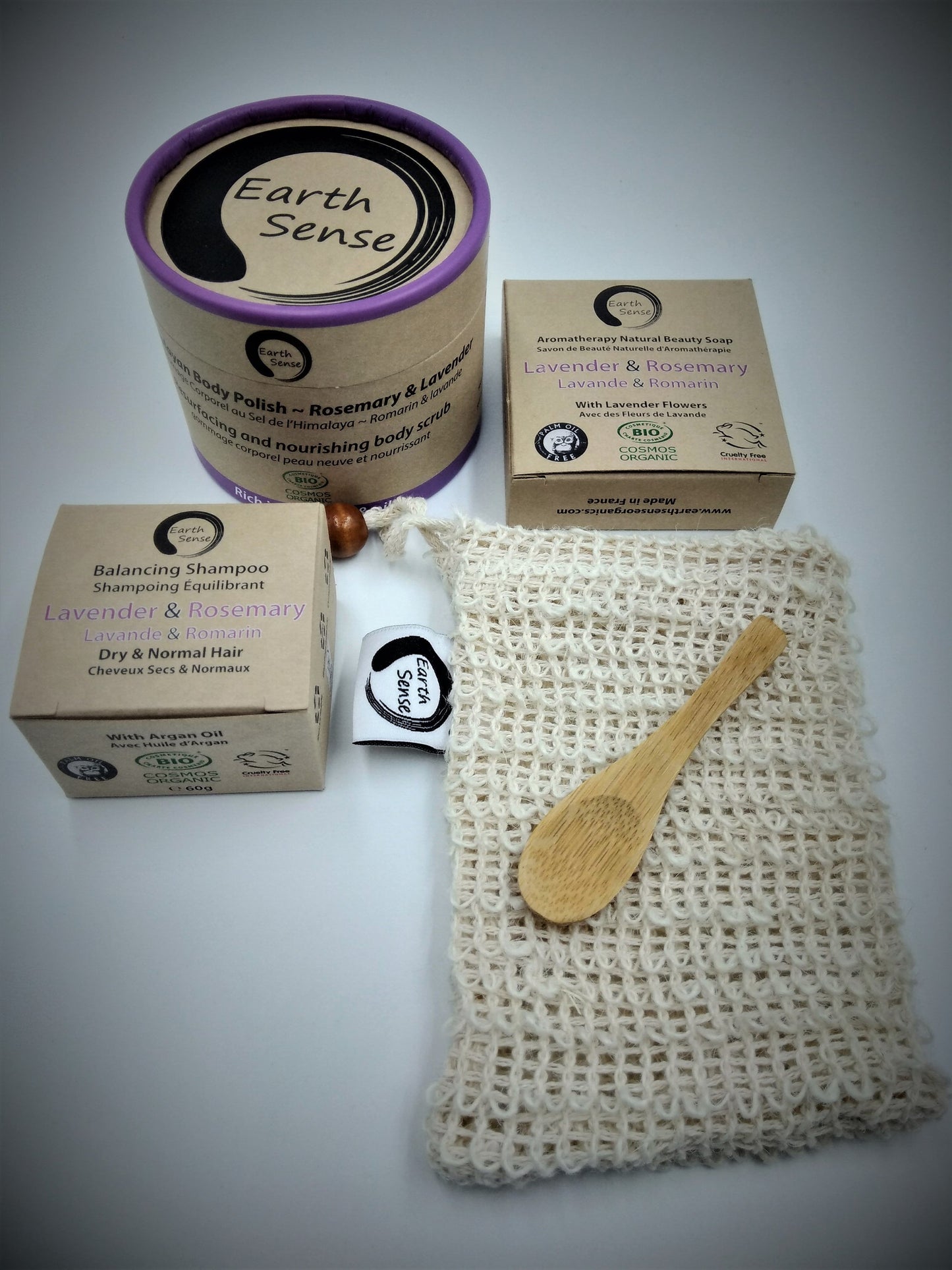 Organic Certified Balancing Solid Shampoo - Lavender & Rosemary - Dry