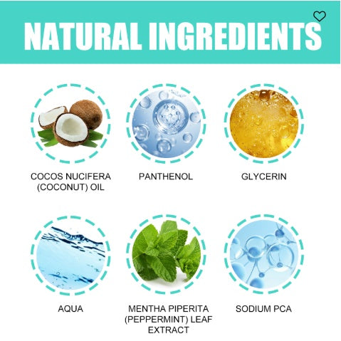 Oralhoe Coconut Mint Mouth Wash, Whitening Teeth Yellow Teeth Stains Tongue Coating Clean  Breath Oral Care