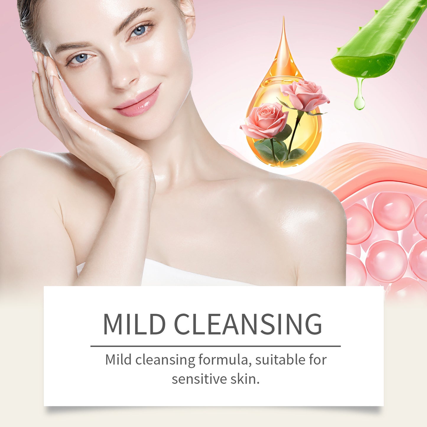 Rose Bath Mineral Salt Skin Care