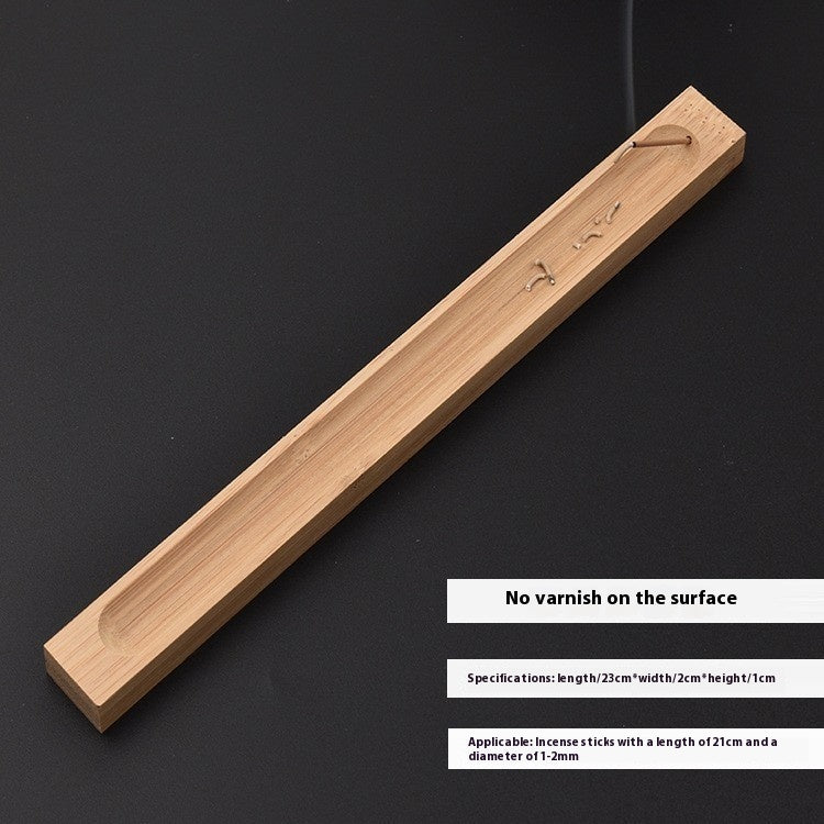 Bamboo Allegro Incense Stick And Base Wooden Incense Power Strip Incense Holder Household Joss-stick Base