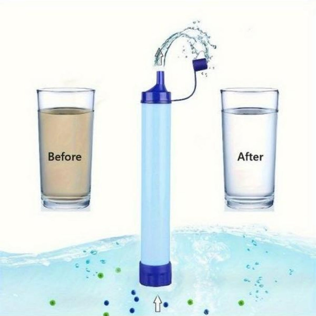 Essential Personal Water Filter For Hiking, Camping And RV Travel Emergency Preparedness