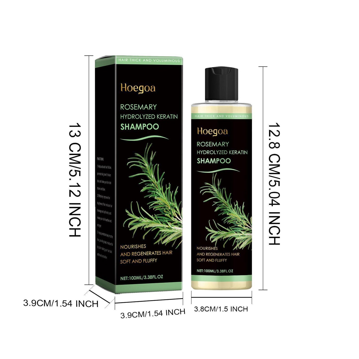 Hegao Rosemary Fluffy Oil Control Nourishing Moisturizing Repairing Refreshing Shampoo