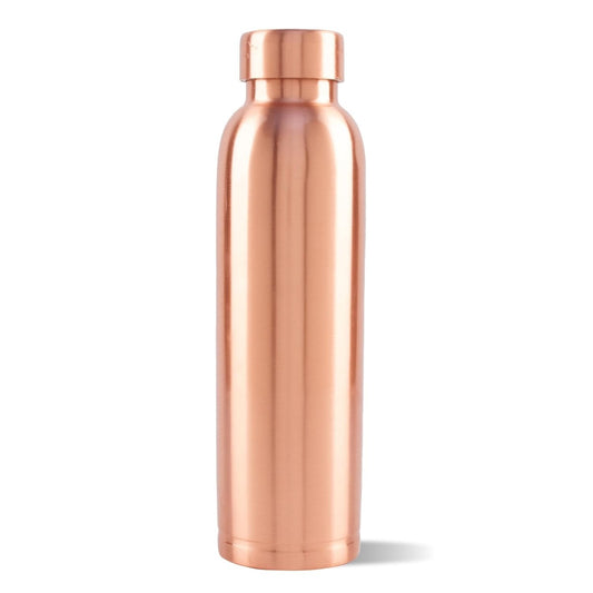 Plain Copper Water Bottle 1 Litre