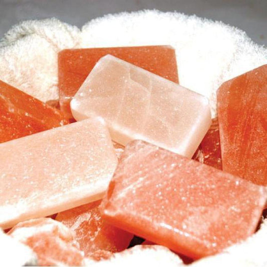 Himalayan Salt Body Soap Bar - Pink or White Natural Cleansing Bath